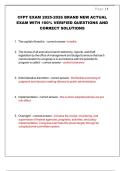 CFPT EXAM 2025-2026 BRAND NEW ACTUAL EXAM WITH 100- VERIFIED QUESTIONS AND CORRECT SOLUTIONS 