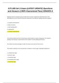 ILTS 305 Set 2 Exam &lpar;LATEST UPDATE&rpar; Questions and Answers