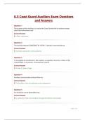 U&period;S Coast Guard Auxiliary Exam Questions and Answers&period;