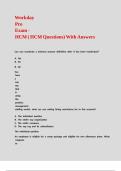 Workday Pro Exam - HCM &lpar; HCM Questions&rpar; With Answers 