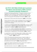 AU PSYC 304 FINAL EXAM &lpar;all 3 quizzes&rpar;  Questions and Answers &lpar;100&percnt; Correct  Answers&rpar; Already Graded A&plus;