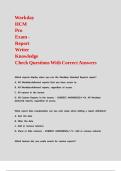 Workday HCM Pro Exam - Report Writer Knowledge Check Questions With Correct Answers&period;