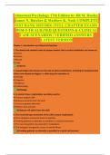 Abnormal Psychology 17th Edition by Jill M&period; Hooley&comma;  James N&period; Butcher & Matthew K&period; Nock COMPLETE  TEST BANK 2025&sol;2026 &vert; FULL CHAPTER EXAMS &vert;  DSM-5-TR ALIGNED QUESTIONS & CLINICAL  CASE SCENARIOS &vert; VERIFIED ANSWERS &vert;  LATEST VERSION