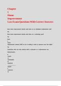 Chapter 1 Home Improvement Law Exam Questions With Correct Answers&period;