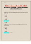 P-99 Low Pressure Boiler COF &ndash; FDNY 2025&sol;2026 &vert; Complete Practice Questions with Verified Answers