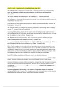 MSA 501 Exam 1 Questions with Verified Solutions Latest 2025
