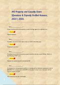 MO Property and Casualty Exam &vert;Questions & Expertly Verified Answers&comma; 2025 &vert; 2026&period;      