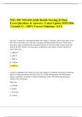 NSG 430&sol; NSG430 Adult Health Nursing II Review Exam 4 Questions & Answers &vert; NSG 430&sol; NSG430 Final NCLEX Exam Adult Health Nursing II Questions & Answers with Rationales & NSG 430 Final Exam Questions & Answers Latest Update 2026 &vert; Graded A&plus; &vert; 100&percnt; Correct