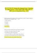 PSY 357&sol; PSY357 Lifespan Development Exam 1 Questions & verified Answers &vert; Latest Update 2025&sol; 2026 Grade A&plus; &vert; 100&percnt; Correct &lpar;Guaranteed Pass&rpar; - GCU