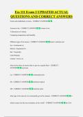 Ess 111 Exam 2 UPDATED ACTUAL  QUESTIONS AND CORRECT ANSWERS