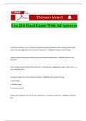 Lra 216 Final Exam With All Answers - for merge A&plus;Graded&period;