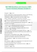 BSC1005 Questions and Answers &lpar;100&percnt;  Correct Answers&rpar; Already Graded A&plus; 