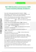 BSC1005 Questions and Answers &lpar;100&percnt;  Correct Answers&rpar; Already Graded A&plus; 
