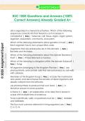 BSC1005 Questions and Answers &lpar;100&percnt;  Correct Answers&rpar; Already Graded A&plus; 