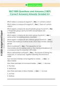 BSC 1005 Questions and Answers &lpar;100&percnt;  Correct Answers&rpar; Already Graded A&plus;