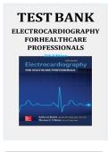 Test Bank for Electrocardiography For Healthcare Professionals 5th Edition By Kathryn Booth And Thomas O&rsquo;brien &lpar;2025&rpar;