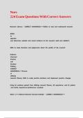 Nurs 224 Exam Questions With Correct Answers