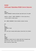 NURS 224 Exam 1 Questions With Correct Answers&period;