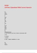 NURS 224 Test 1 Questions With Correct Answers