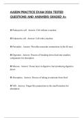 AASDN PRACTICE EXAM 2026 TESTED QUESTIONS AND ANSWERS GRADED A&plus;