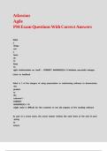 Atlassian Agile PM Exam Questions With Correct Answers