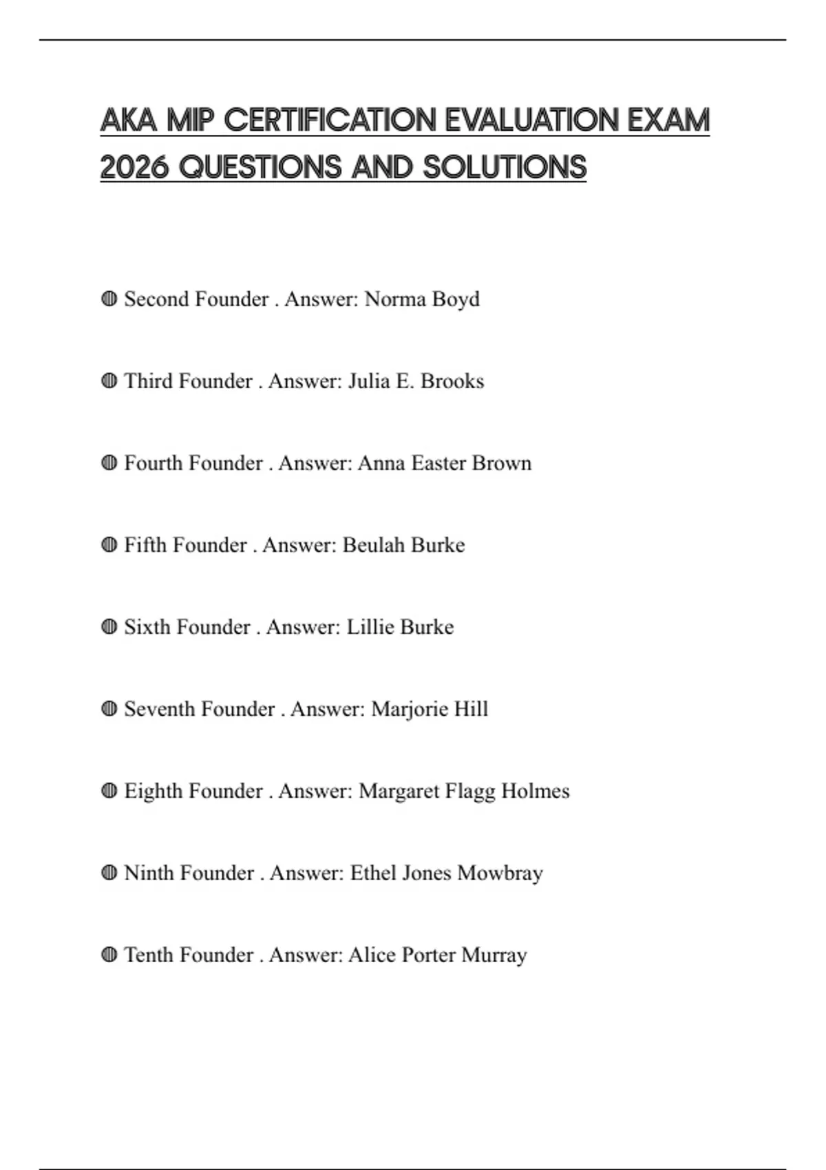 AKA MIP CERTIFICATION EVALUATION EXAM 2026 QUESTIONS AND SOLUTIONS ...