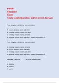 Pardot Specialist Exam Study Guide Questions With Correct Answers 