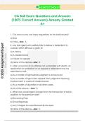 CA Bail Exam Questions and Answers  &lpar;100&percnt; Correct Answers&rpar; Already Graded  A&plus;