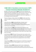 CEBS GBA 2 Questions and Answers &lpar;100&percnt;  Correct Answers&rpar; Already Graded A&plus; 