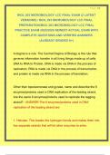 BIOL 203 MICROBIOLOGY LCC FINAL EXAM &lpar;2 LATEST VERSIONS&rpar; &sol; BIOL 203 MICROBIOLOGY LCC FINAL PREPARATION&sol;BIOL 203 MICROBIOLOGY LCC FINAL PRACTICE EXAM 2025&sol;2026 NEWEST ACTUAL EXAM WITH COMPLETE QUESTIONS AND VERIFIED ANSWERS &vert;ALREADY GRADED A&plus;&vert; 