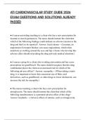 ATI CARDIOVASCULAR STUDY GUIDE 2026 EXAM QUESTIONS AND SOLUTIONS ALREADY PASSED