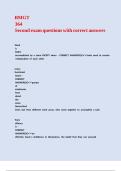 BMGT 364 Second exam questions with correct answers