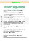 chem 1030 exam 1 prado Questions and  Answers &lpar;100&percnt; Correct Answers&rpar; Already  Graded A&plus;