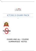 ICT2613 EXAM PACK 2026 &lbrack;COMPLETE QUESTION AND ANSWERS&rsqb;