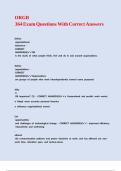 ORGB 364 Exam Questions With Correct Answers