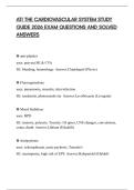 ATI THE CARDIOVASCULAR SYSTEM STUDY GUIDE 2026 EXAM QUESTIONS AND SOLVED ANSWERS