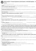 OSSF module 1- 3 Exam Questions and Answers &vert; Fall 2026 Update &vert; 100&percnt; Correct