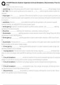 LADWP Electric Station Operator &lpar;Circuit Breakers&comma; Disconnects&comma; Transform ers&rpar;  Exam Questions and Answers 100&percnt; Pass &vert;Verified &vert;ACTUAL 2025&sol;2026 Updated Cheat Sheet
