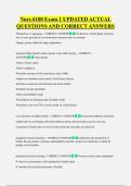 Nurs 6100 Exam 1 UPDATED ACTUAL  QUESTIONS AND CORRECT ANSWERS 