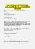 Nurs 6100 Exam 1 UPDATED Study  ACTUAL QUESTIONS AND CORRECT  ANSWERS