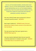 NCCCO LATTICE BOOM GENERAL KNOWLEDGE EXAM NEWEST &sol; NCCCO LATTICE BOOM GENERAL KNOWLEDGE EXAM PREPARATION&sol; NCCCO LATTICE BOOM GENERAL KNOWLEDGE PRACTICE EXAM 2025&sol;2026 NEWEST ACTUAL EXAM WITH COMPLETE QUESTIONS AND VERIFIED ANSWERS &vert;ALREADY GRADED A&plus;&vert; 