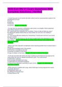 HESI Exit RN V1 Exam Questions With Complete Solutions &vert; Verified