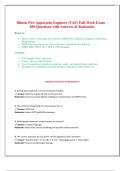 Illinois Fire Apparatus Engineer &lpar;FAE&rpar; Full Mock Exam &ndash;  100 Questions with Answers & Rationales  Based on&colon;   Illinois Office of the State Fire Marshal &lpar;OSFM&rpar; Fire Apparatus Engineer Certification  Requirements   IFSTA Pumping Apparatus Driver&sol;Operator 