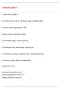 NUR 305 Exam 1  QUESTIONS AND CORRECT DETAILED  ANSWERS WITH COMPLETE SOLUTIONS  &vert; GRADED A&plus;