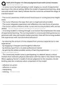 NUR 2313 Chapter 14&colon; Clinical Judgment Exam with Correct Answers 