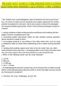 Praxis 5025&colon; Early Childhood Education &mdash; Complete Study Guide with Practice Questions and Answers