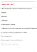 NUR 401 exam 2 renal  QUESTIONS AND CORRECT DETAILED  ANSWERS WITH COMPLETE SOLUTIONS  &vert; GRADED A&plus;