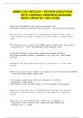 AMMO CDC MODULE 1 REVIEW QUESTIONS WITH CORRECT ANSWERS 2025&sol;2026 NEW&excl;&excl; UPDATED 100&percnt; PASS