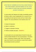 NR 667&sol;NR 667 CHAMBERLAIN CEA FINAL EXAM VERSION 2 TEST BANK NEWEST 2025&sol;2026 NEWEST ACTUAL EXAM WITH COMPLETE QUESTIONS AND VERIFIED ANSWERS &vert;ALREADY GRADED A&plus;&vert; 