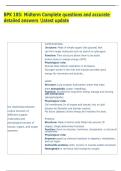 BPK 105&colon; Midterm Complete questions and accurate  detailed answers latest update 
